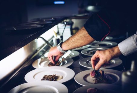 Molecular Gastronomy - person preparing cooked dish