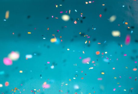 Barbecue Art - selective focus photography of multicolored confetti lot