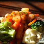 Plant-based Diet - green and orange vegetable dish