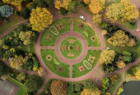 Circular Economy - aerial photography of park