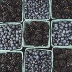 Antioxidants Foods - black berries on black surface