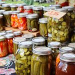 Fermented Foods - clear glass jars with candies