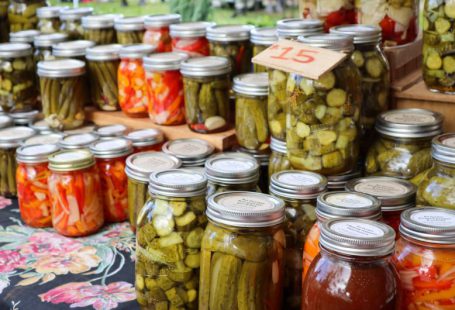 Fermented Foods - clear glass jars with candies