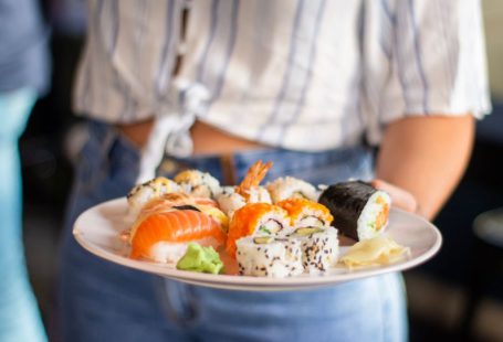 Japanese Diet - plate of sushi