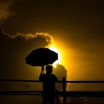 Health Food Trends - a person holding an umbrella in front of the sun