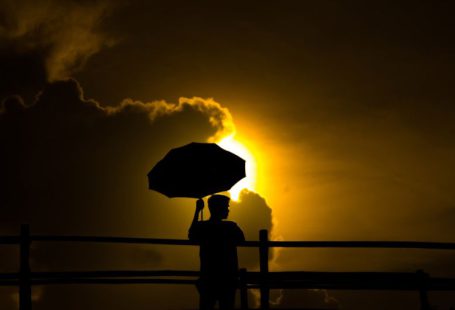 Health Food Trends - a person holding an umbrella in front of the sun