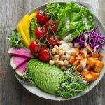 Vegan Diet - bowl of vegetable salads