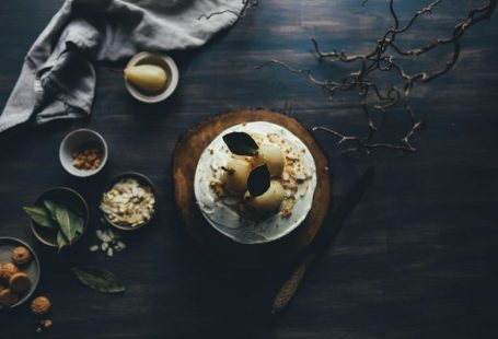 Blockchain Food Safety - white and brown dish on brown plate