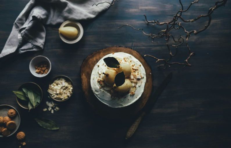 Blockchain Food Safety - white and brown dish on brown plate