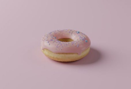 3D Printed Food - brown doughnut on white table