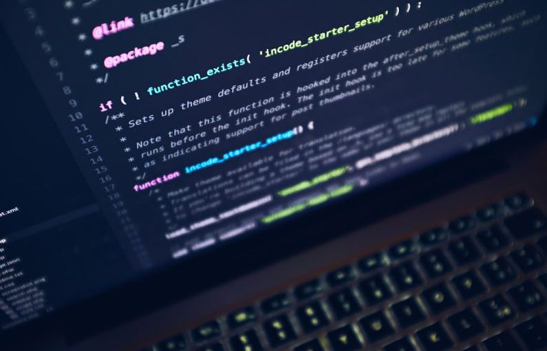 Edible QR Code - turned on gray laptop computer
