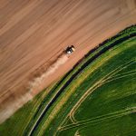 Agriculture Drone - aerial view of green grass field during daytime