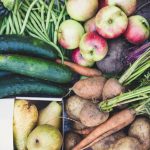 GMO Food - a pile of different types of fruits and vegetables