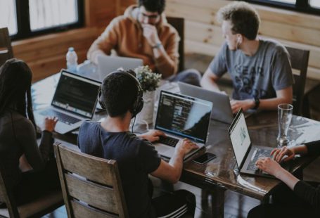 Agroforestry Business - group of people using laptop computer